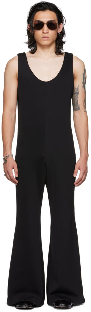 LU'U DAN SSENSE Exclusive Black Slim Jumpsuit Cover