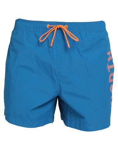 North Sails Man Swim trunks Azure Cotton, Polyamide Cover