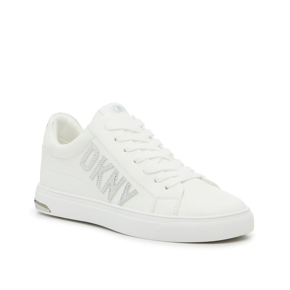 DKNY Adira Sneaker | Women's | White/Silver Cover