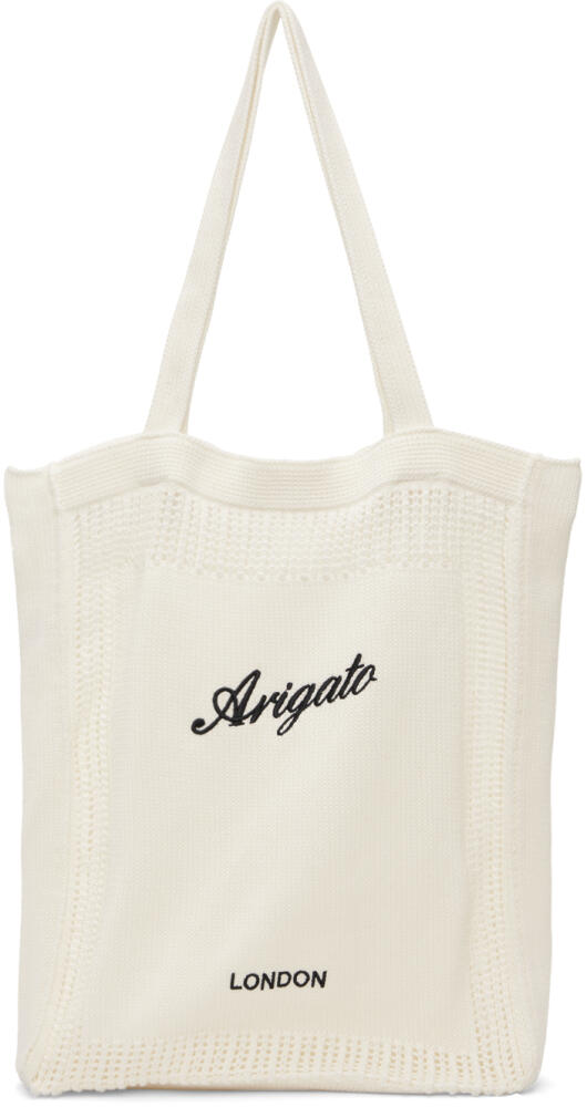 Axel Arigato Off-White Oceane Knitted Shopper Tote Cover