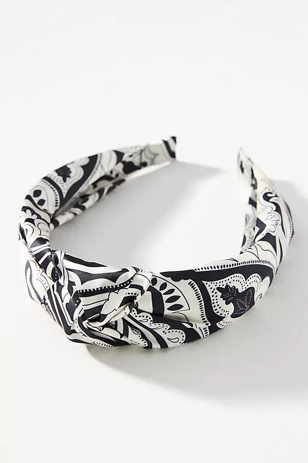 By Anthropologie Everly Abstract Knot Headband Cover