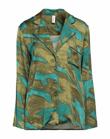 Souvenir Woman Shirt Green Viscose Cover