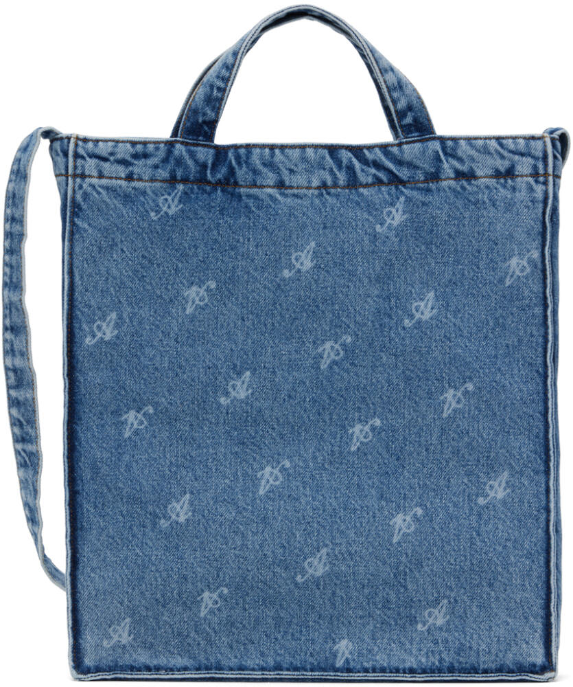 Axel Arigato Blue Dune Script A Denim Tote Cover