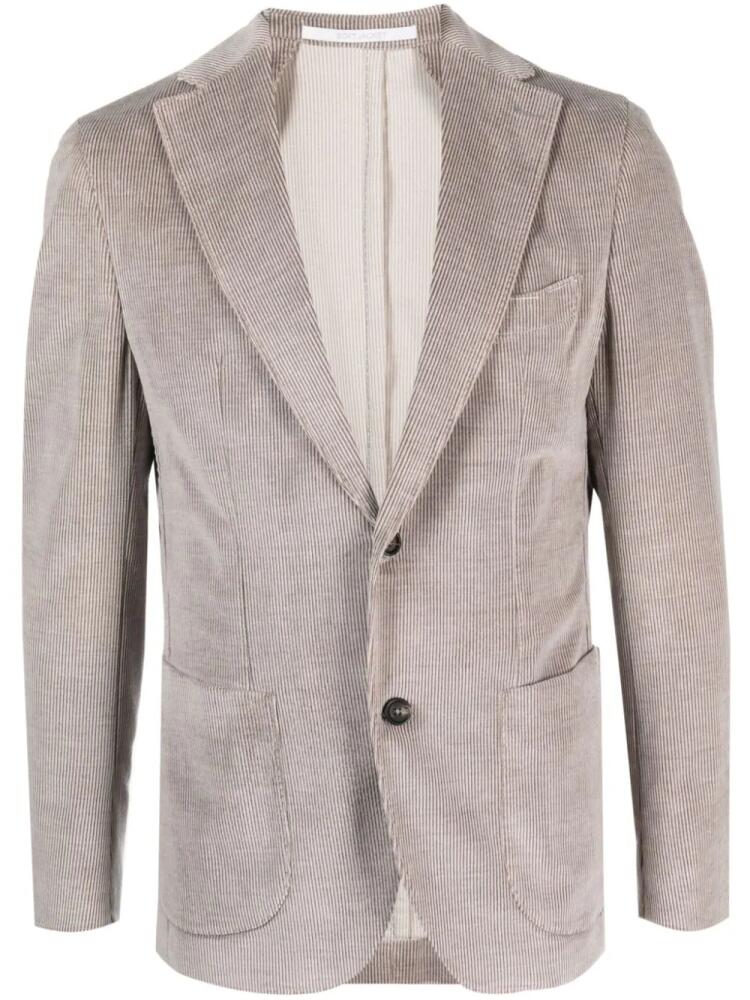 Eleventy peak-lapels single-breasted blazer - Neutrals Cover