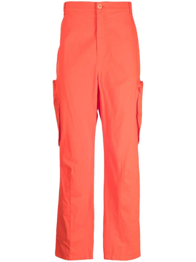 Henrik Vibskov straight-leg cargo trousers - Orange Cover