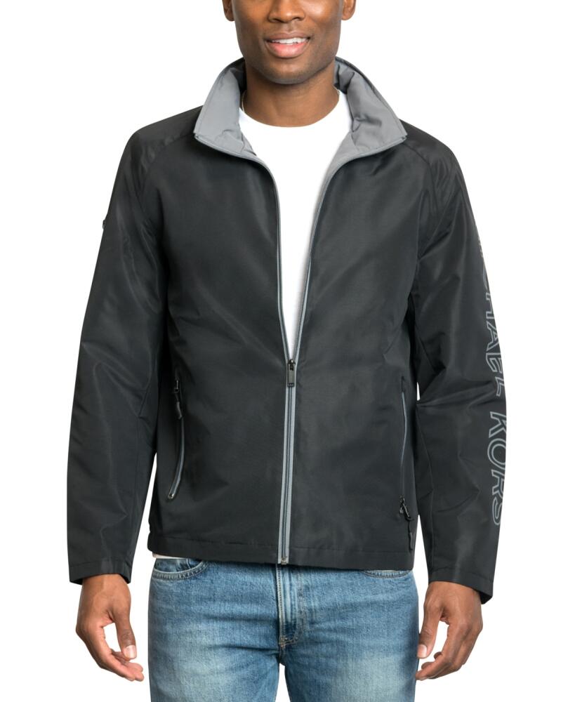 Michael Kors Men's Fontaine Jacket - Black/Coal Grey Cover