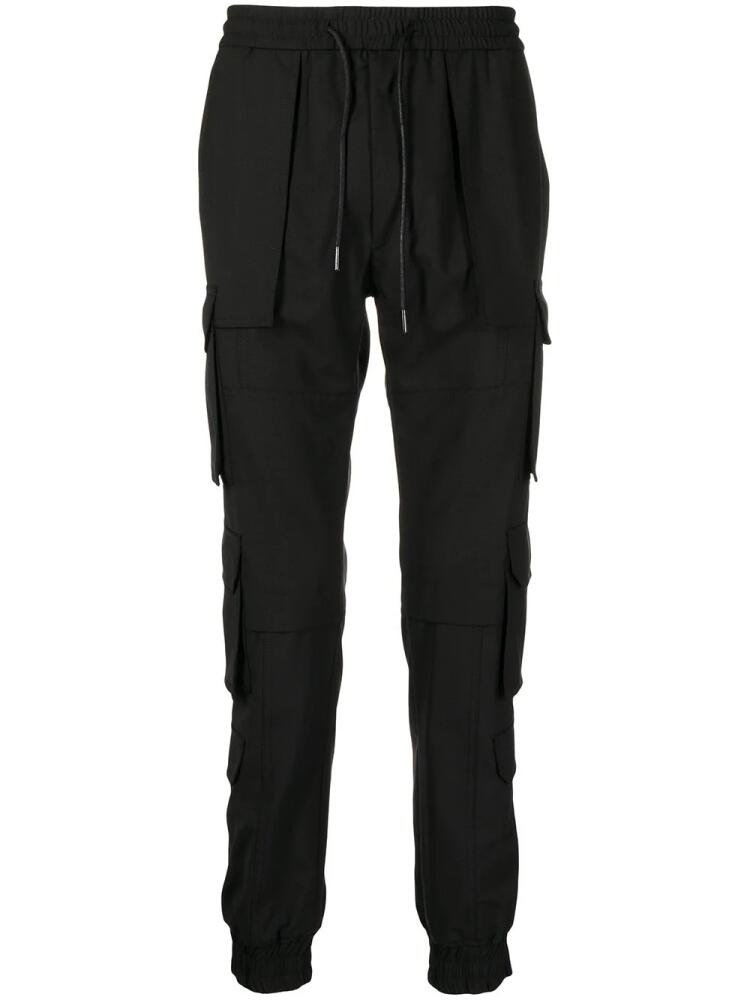 Juun.J deconstructed track pants - Black Cover