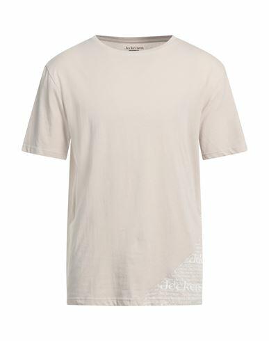 Jeckerson Man T-shirt Beige Cotton, Elastane Cover