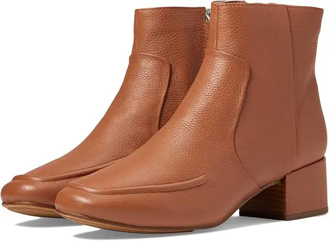 Gentle Souls by Kenneth Cole Ella Apron Bootie (Cognac) Women's Boots Cover