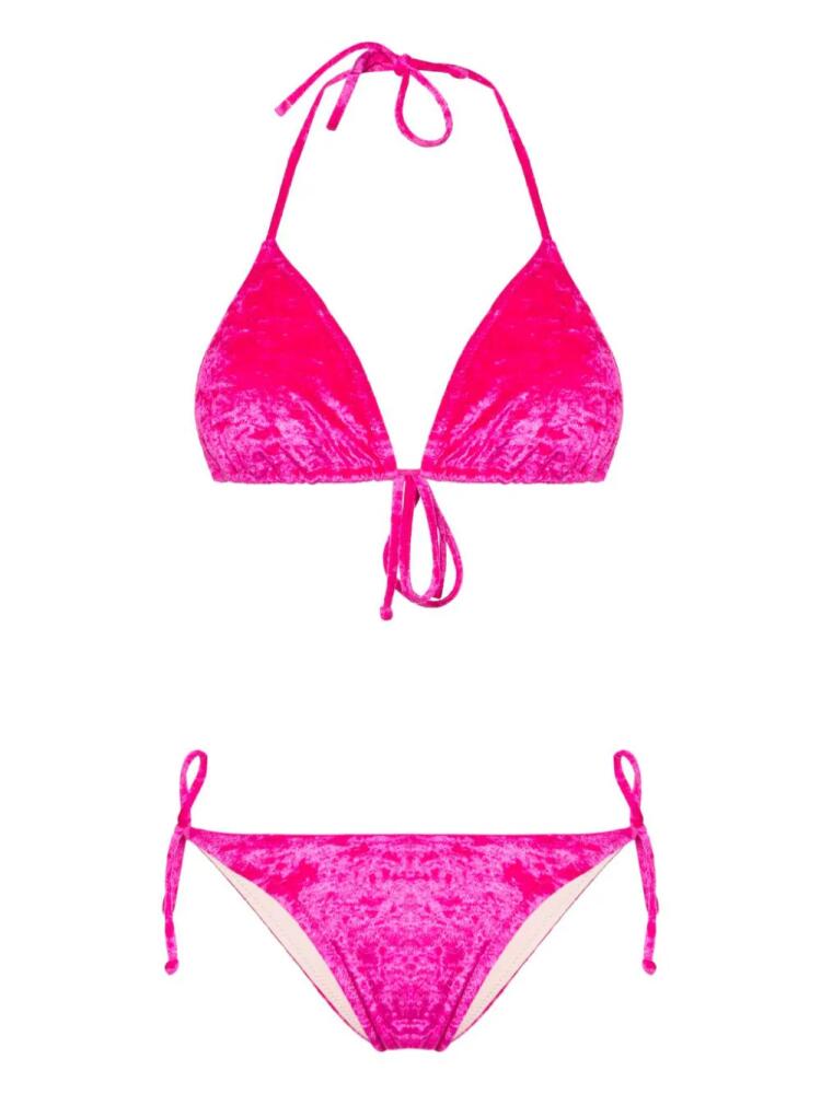 PARAMIDONNA Kelly velvet bikini set - Pink Cover