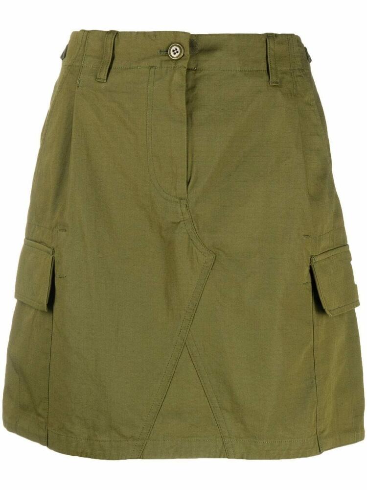 Kenzo cargo cotton mini skirt - Green Cover