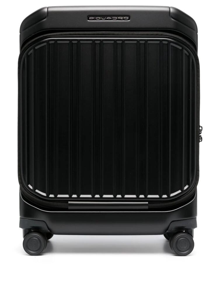 PIQUADRO hardside spinner cabin suitcase - Black Cover