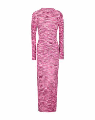 8 By Yoox Rib Knit Midi Dress Woman Maxi dress Mauve Viscose, Recycled polyamide Cover