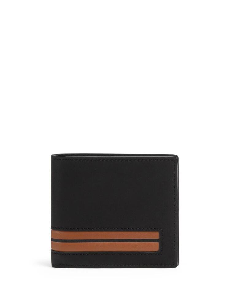 Zegna bi-fold leather wallet - Black Cover