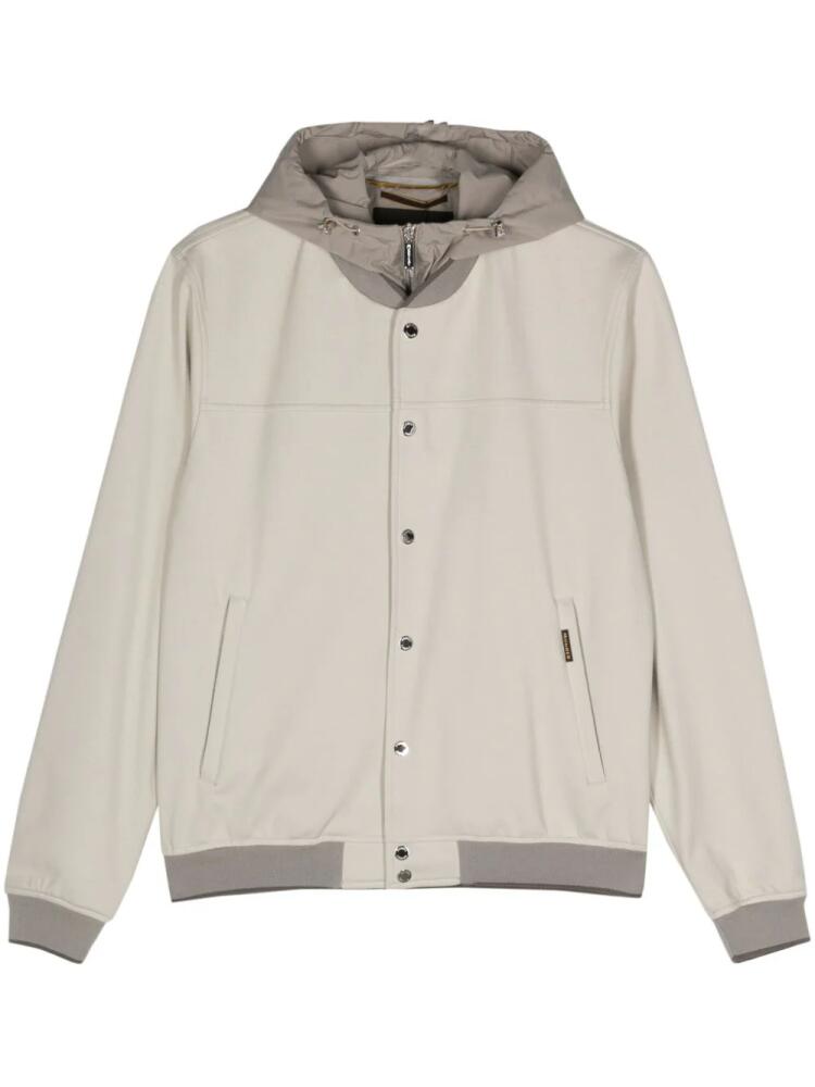 Moorer Darren-JK bomber jacket - Neutrals Cover