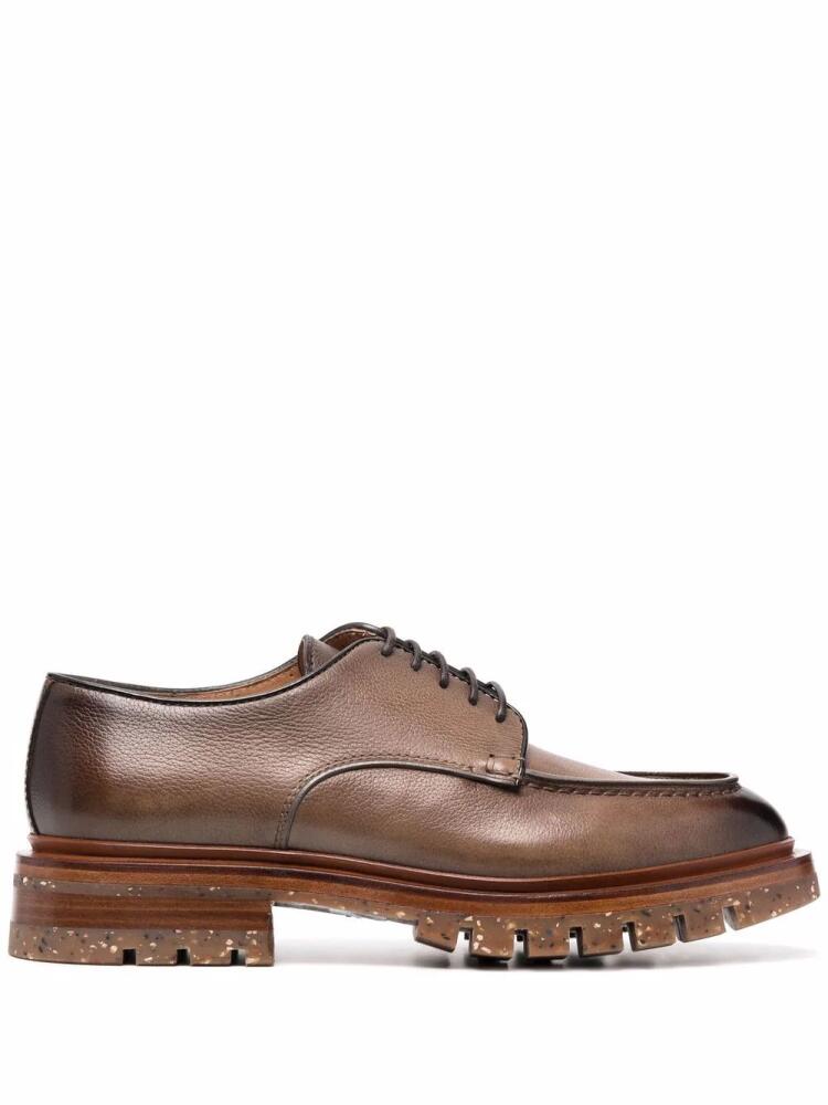 Santoni Adler derby shoes - Brown Cover