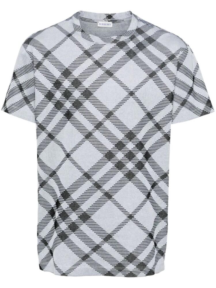 Burberry Vintage Check-pattern T-shirt - Grey Cover