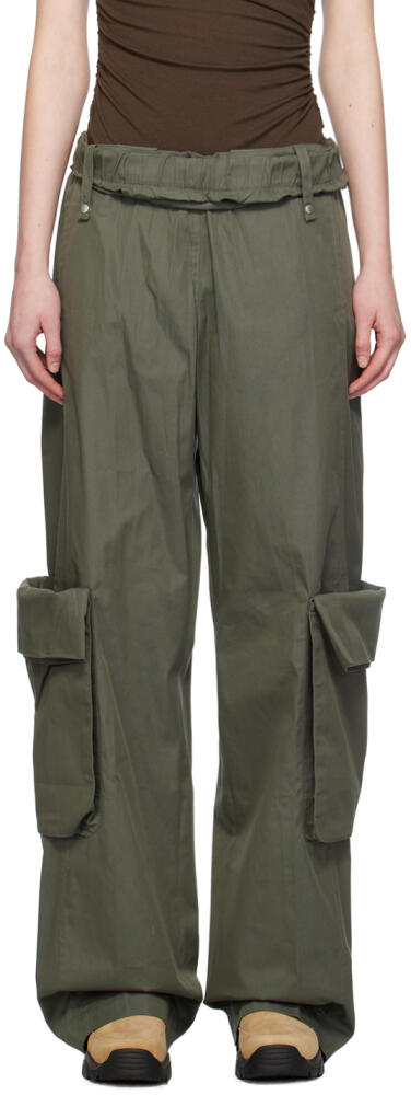 OPEN YY SSENSE Exclusive Khaki Cargo Pants Cover