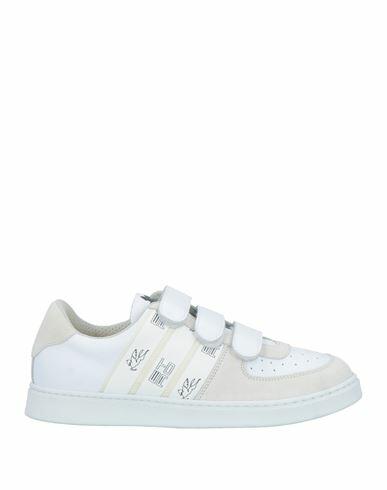 Etro Man Sneakers White Soft Leather Cover