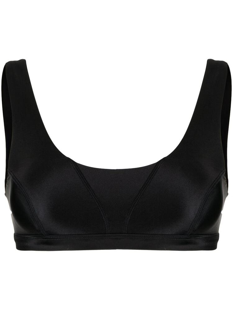 Duskii Kate scoop-neck bikini top - Black Cover