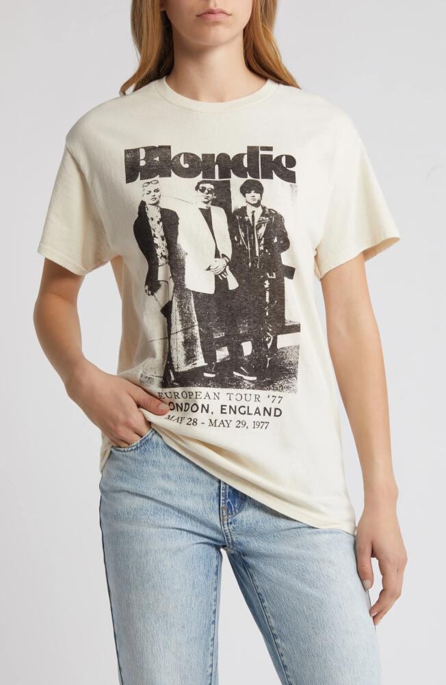 Vinyl Icons Blondie London Cotton Graphic T-Shirt in Natural Cover