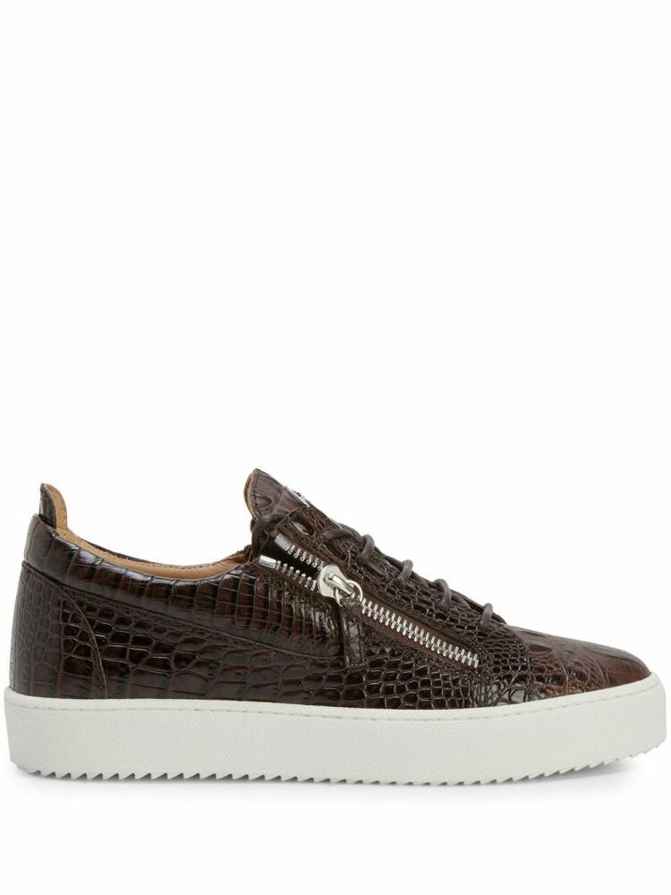 Giuseppe Zanotti Frankie lace-up sneakers - Brown Cover