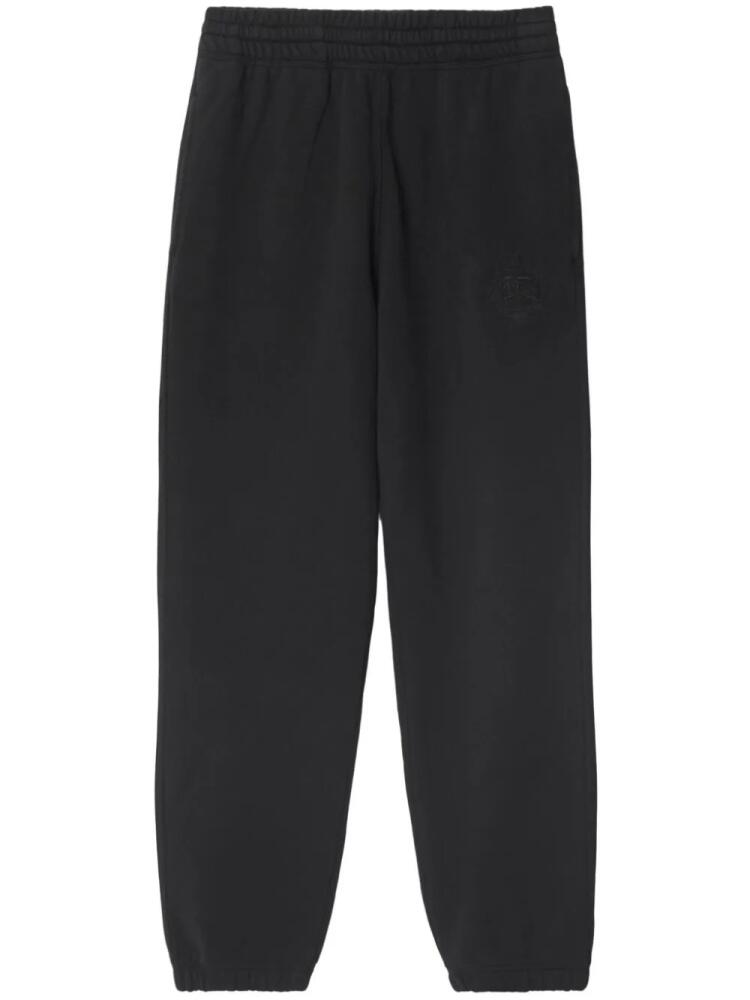 Burberry Equestrian Knight cotton jogging pants - Black Cover