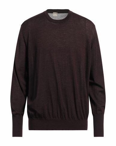 Massimo Alba Man Sweater Dark brown Wool Cover