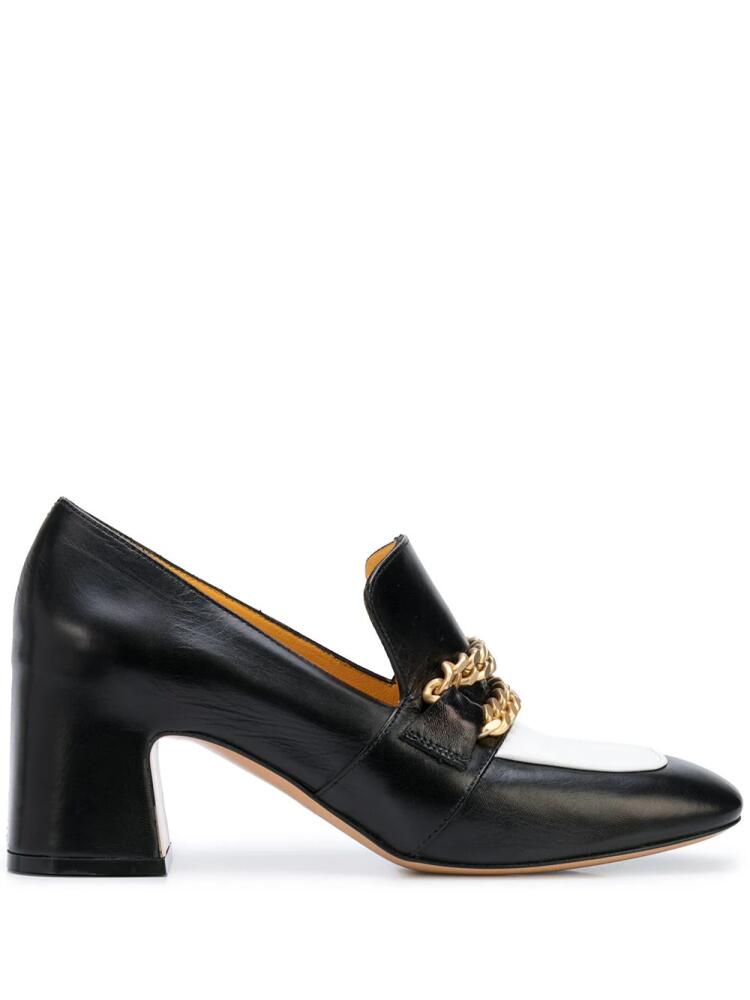 Madison.Maison Perla block heel loafers - Black Cover