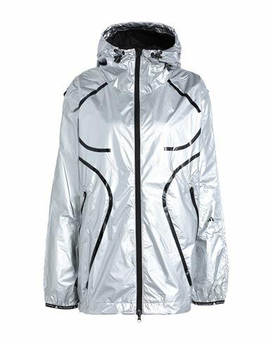 Adidas By Stella Mccartney Asmc Tpa Jkt Me Woman Jacket Silver Recycled polyamide Cover