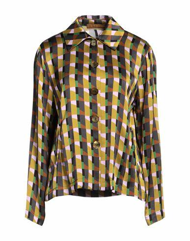 Siyu Woman Shirt Mustard Viscose Cover