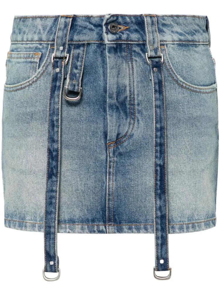 Off-White denim cargo mini skirt - Blue Cover