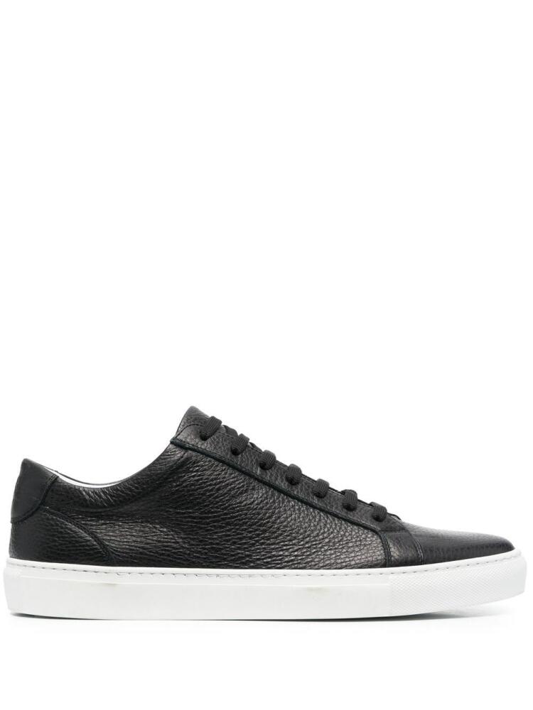 Corneliani low-top lace-up sneakers - Black Cover