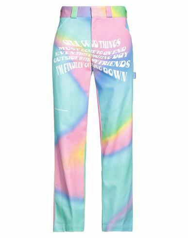 Msftsrep Man Pants Turquoise Cotton Cover