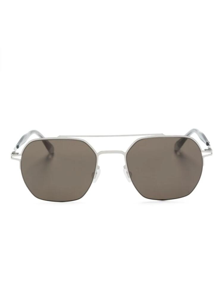 Mykita Arlo pilot-frame sunglasses - Silver Cover