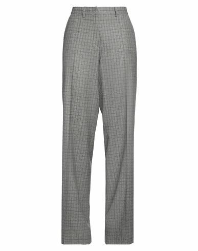 Kiton Woman Pants Grey Wool Cover