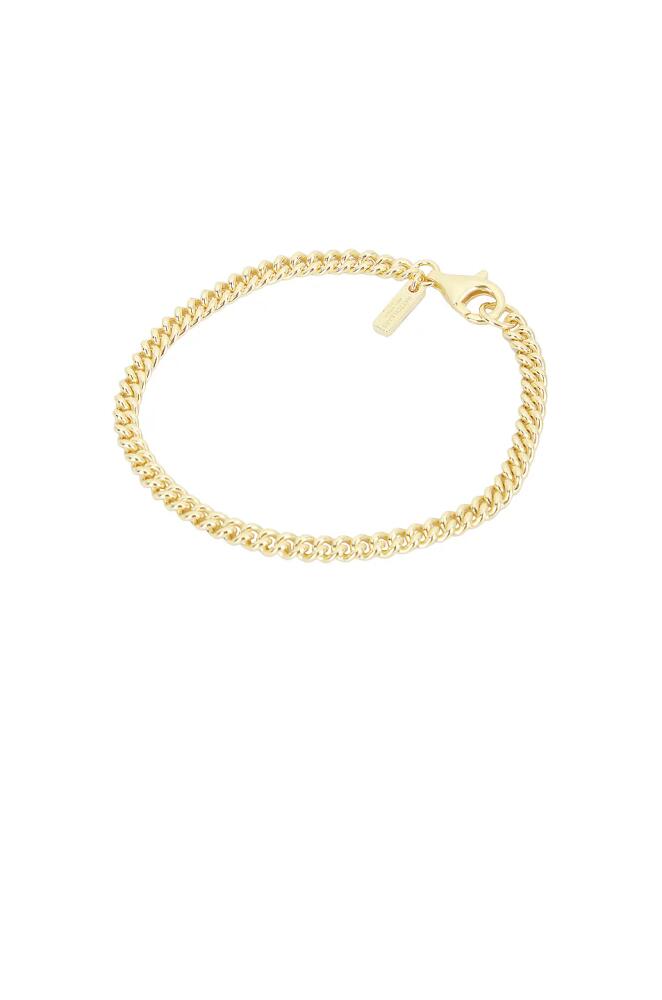 Hatton Labs GP Mini Round Cuban Bracelet in Metallic Gold Cover