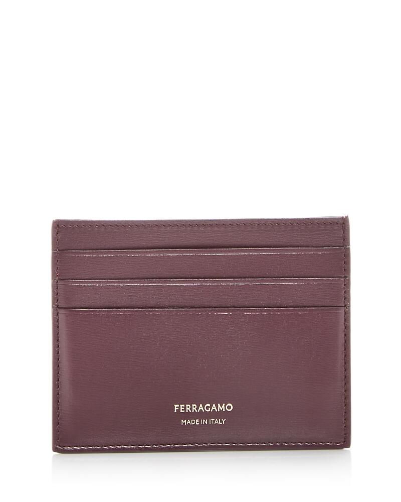 Ferragamo Men's Leather Card Case Cover