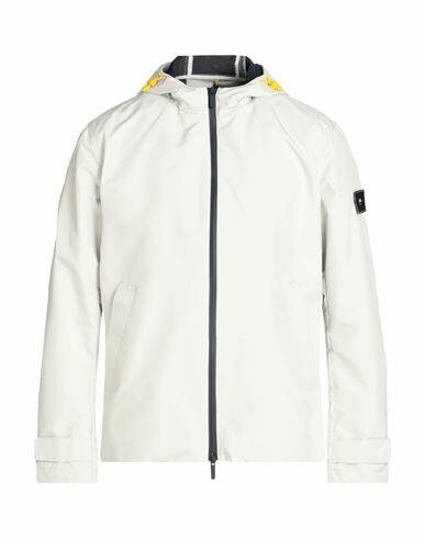 Baldinini Man Jacket Light grey Polyester Cover