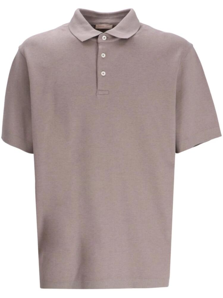 Herno cotton polo shirt - Grey Cover