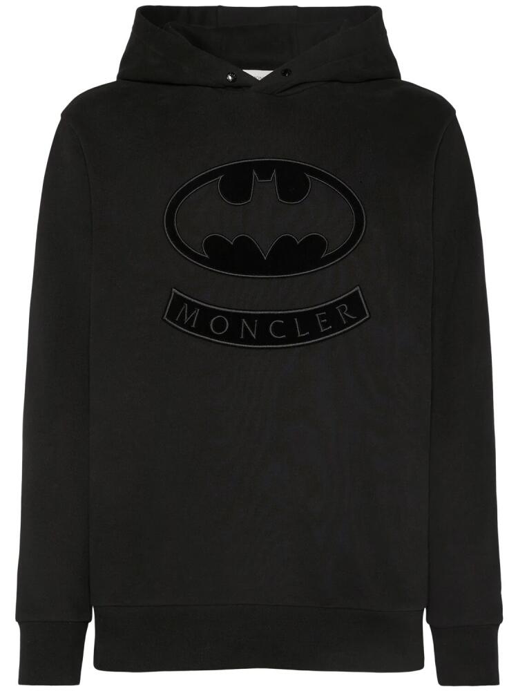 MONCLER Batman Logo Cotton Sweatshirt Cover