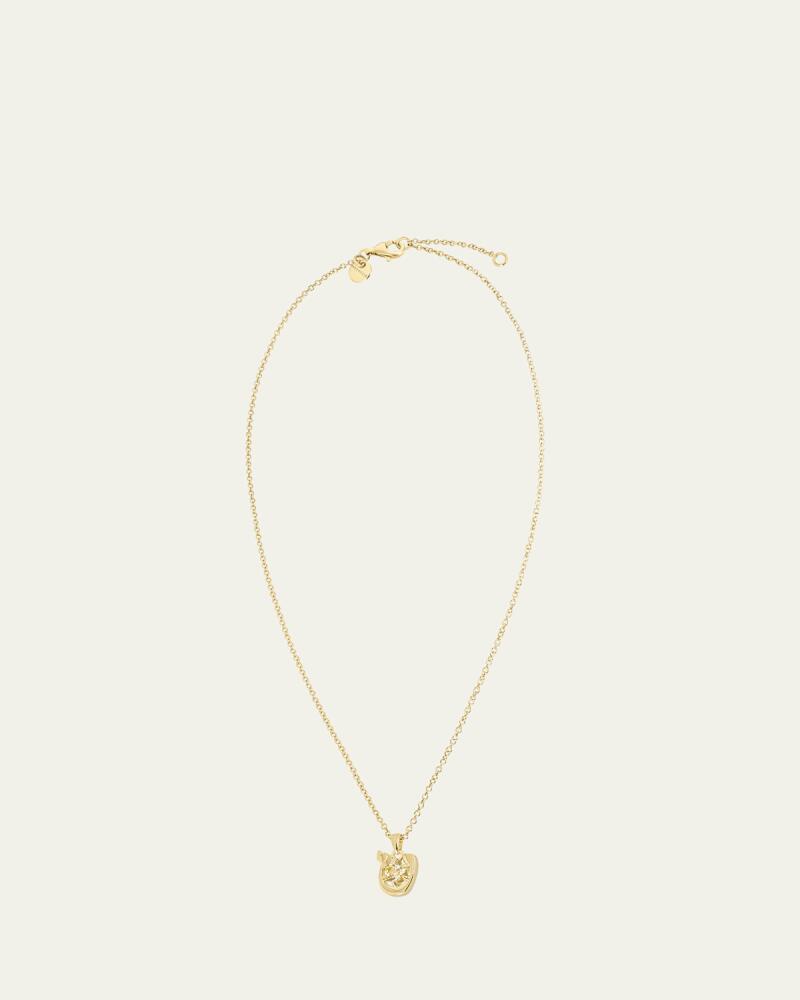 Procaccia Jewelry 18K Gold Hebrew TET Initial Necklace Cover