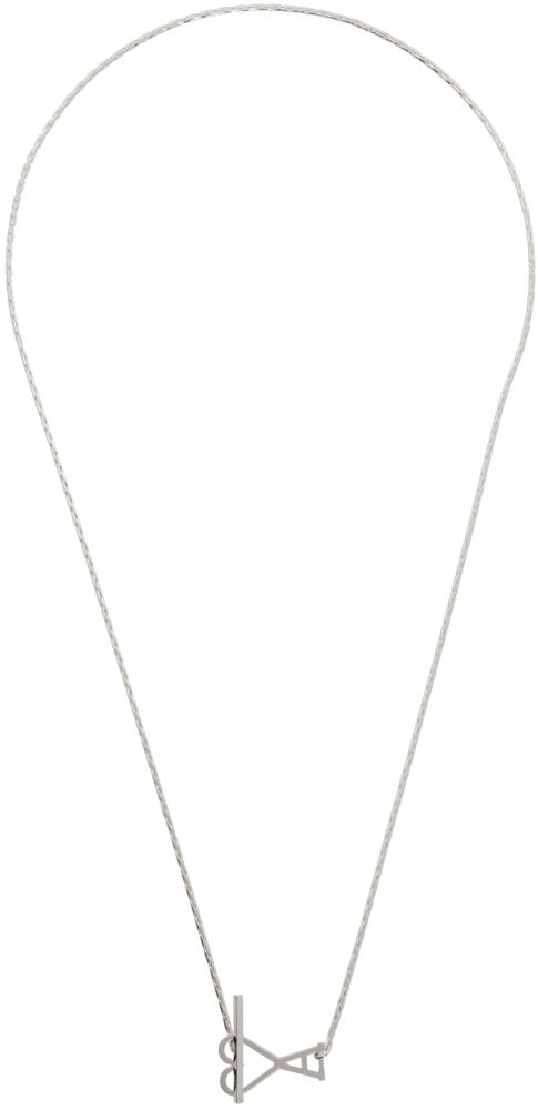 AMI Paris Silver Ami de Cœur 2 In 1 Chain Necklace Cover