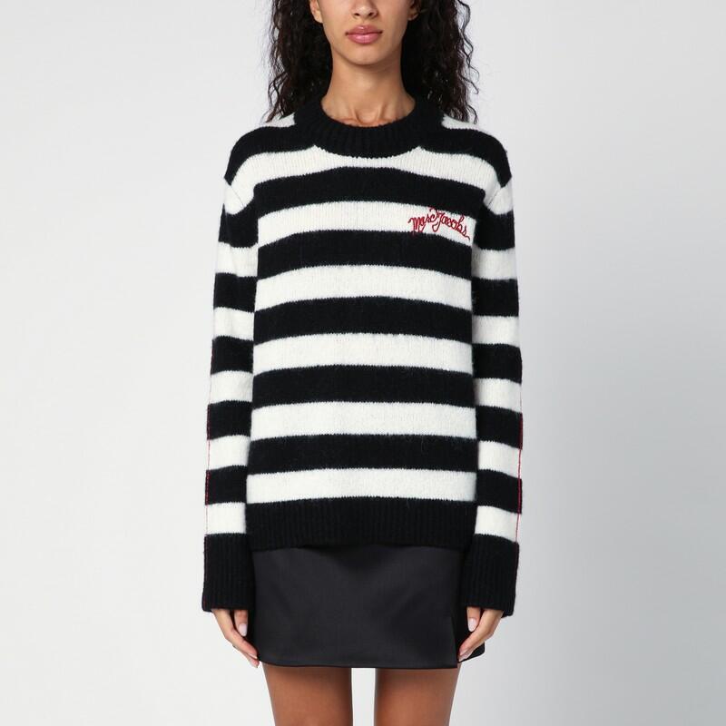 Marc Jacobs Black/white striped jumper in wool blend Cover