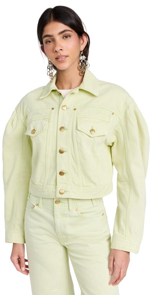 Ulla Johnson The Cosette Jacket Pistachio Wash Cover