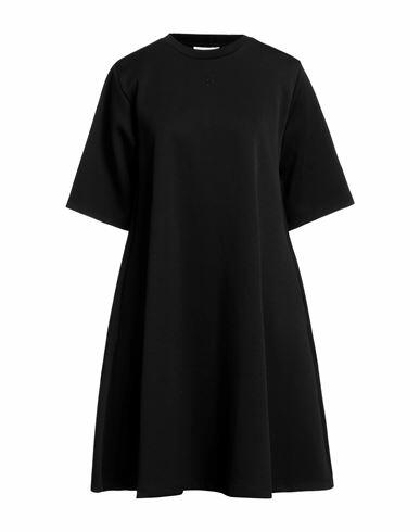 Gestuz Woman Midi dress Black Cotton, Polyester, Elastane Cover