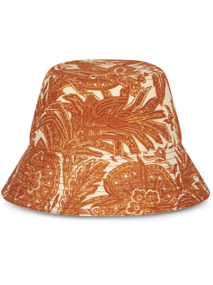 ETRO Cappello logo-embroidered bucket hat - Orange Cover