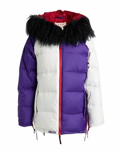 Marni Woman Puffer Purple Polyamide Cover