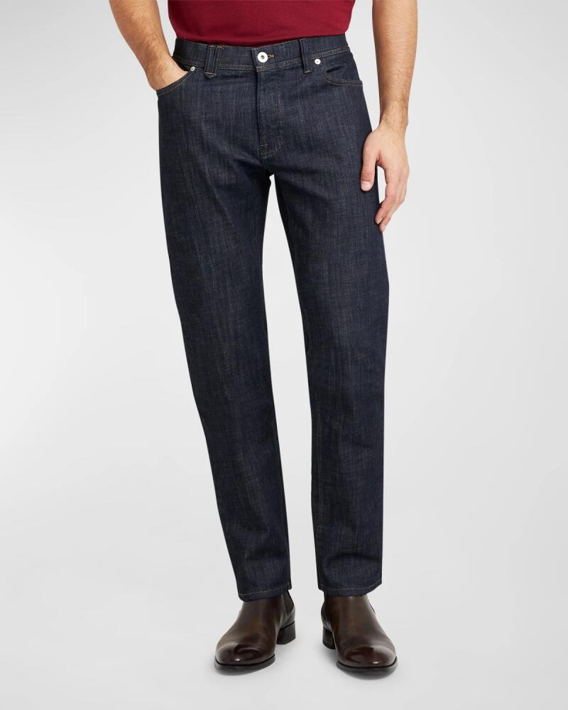 Brioni Men's Dark Wash Straight-Leg Jeans Cover