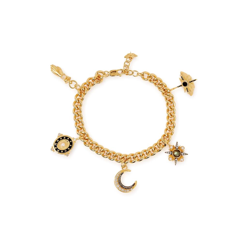 Missoma X Harris Reed 18kt Gold-plated Charm Bracelet - Cover